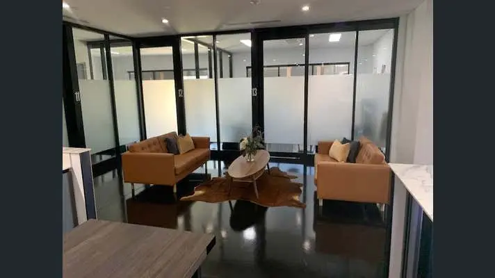Customer waiting lounge at The Mortgage Suite office in Baldivis